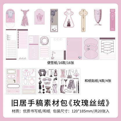 Old Residence Manuscript Material Paper