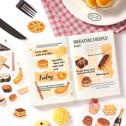 Beautifully Decorated Room Series Sticker Book featuring book designs for journaling, scrapbooking and collage