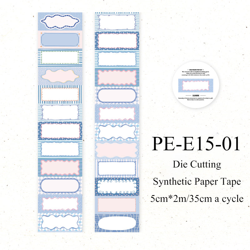 Notes from Salt Island Die Cutting Synthetic Paper Tape