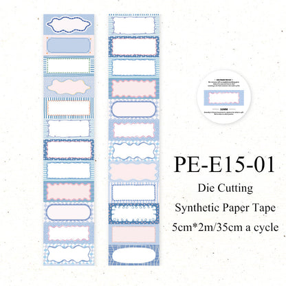 Notes from Salt Island Die Cutting Synthetic Paper Tape