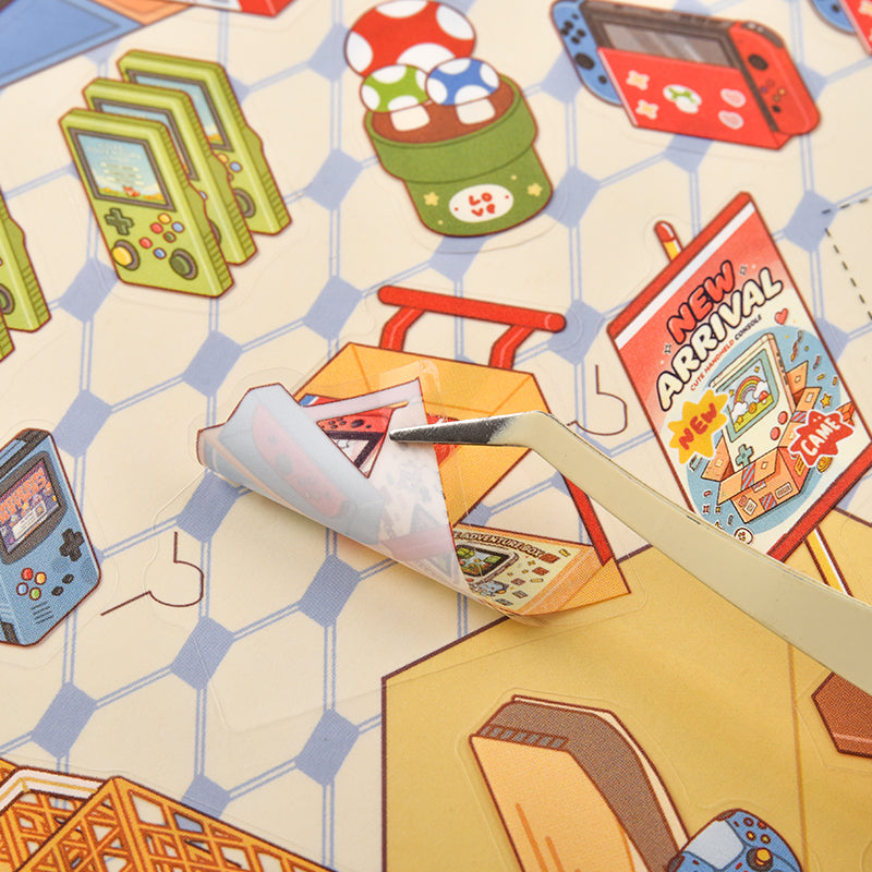 Store Replenishment Series 3D Sticker for journaling, scrapbooking and collage