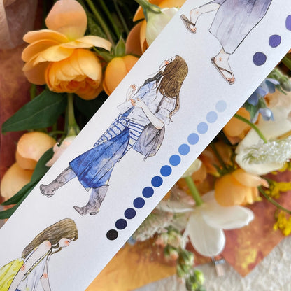 Whole Roll 6cm*10m Congcong Die Cutting Washi/PET/Fog PET Tape for journaling, scrapbooking and collage