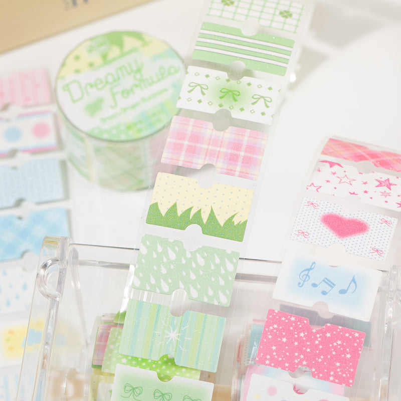 Dream Recipe Series Die Cutting Flash Self-adhesive Tape featuring dream designs for journaling, scrapbooking and collage