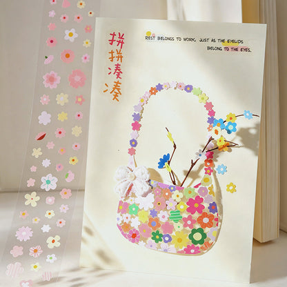 Mihua Collection Series Die Cutting Synthetic Paper Tape for journaling, scrapbooking and collage