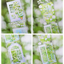 Whole Roll 6cm*5m Light Color Floral Window Shadows Shell Light PET Tape