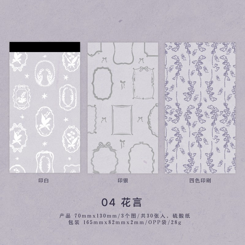 Unfolding Time Material Paper