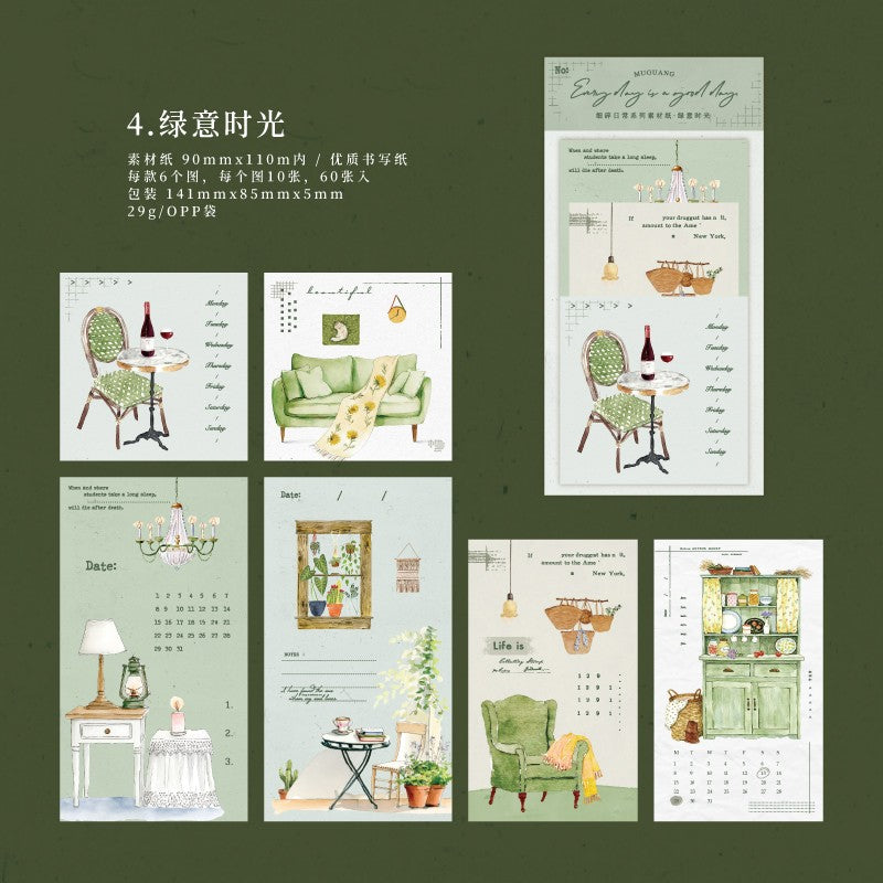 Trivial Daily Moments Material Paper