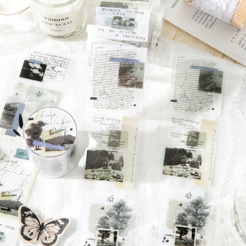 Freedom is the Wilderness Series Die Cutting PET Tape for journaling, scrapbooking and collage