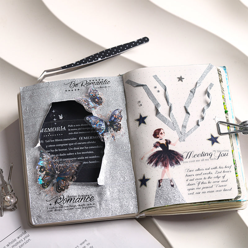 Milky Way Series Flash Silver Special Paper Tape