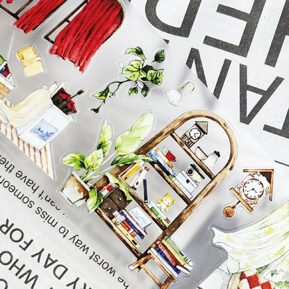 Whole Roll 7.5cm*5.5m Study Corner Die Cutting Washi/PET/Fog PET Tape for journaling, scrapbooking and collage