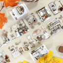 Warm Coffee Corner Die Cutting Fog PET Tape