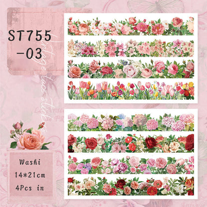 The flowers fell all over the garden Sticker