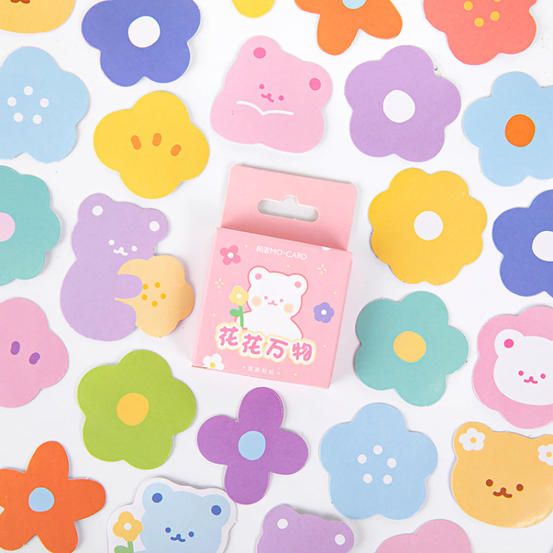All kinds of flowers Sticker