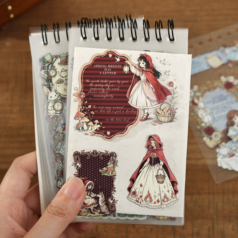 Fairy Tale Little World Series Sticker Book featuring fairy, tale, and book designs for journaling, scrapbooking and collage
