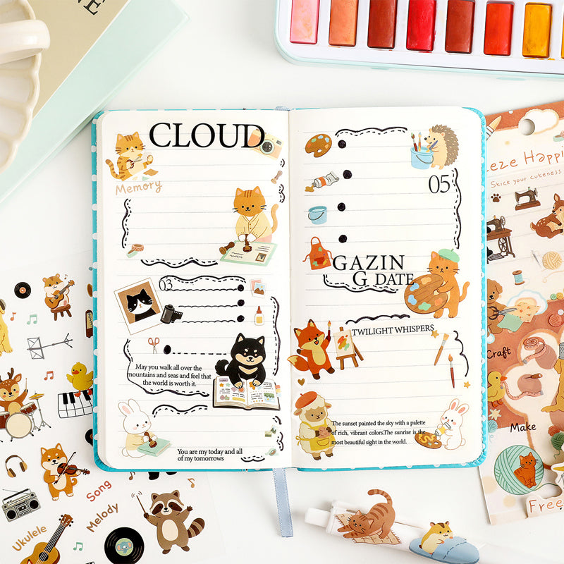 Soft Moments Series Sticker for journaling, scrapbooking and collage