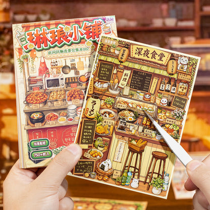 Local Attractions 3D Sticker Book featuring book designs for journaling, scrapbooking and collage