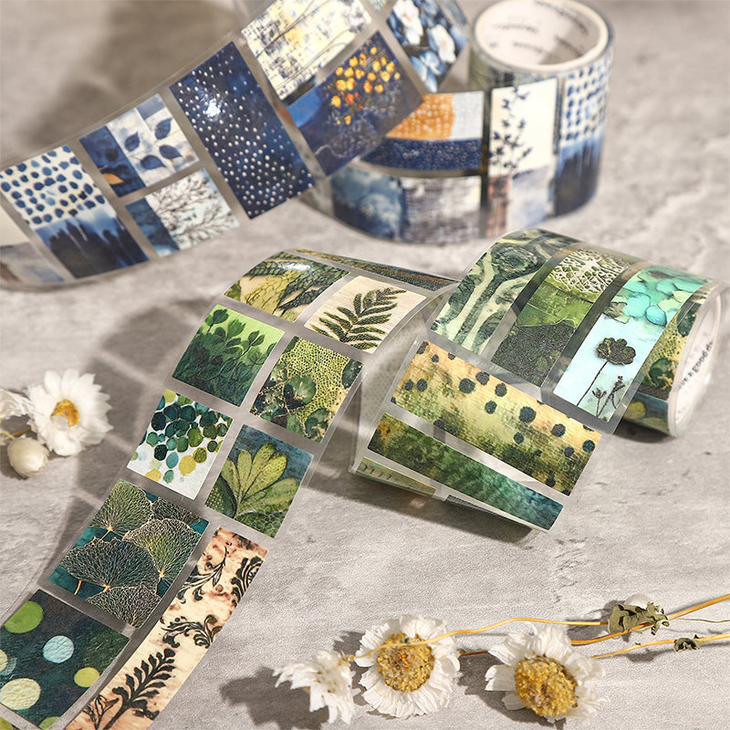 Flowing Oasis series Die Cutting PET Tape for journaling, scrapbooking and collage