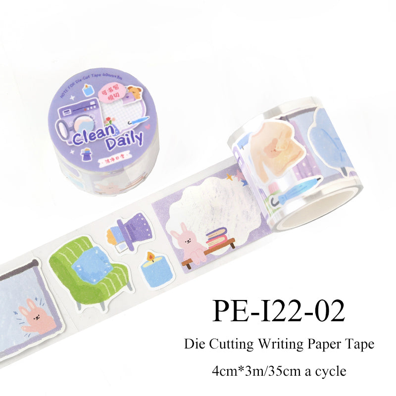 Vitality Life Handbook Series Die Cutting Writing Paper Tape