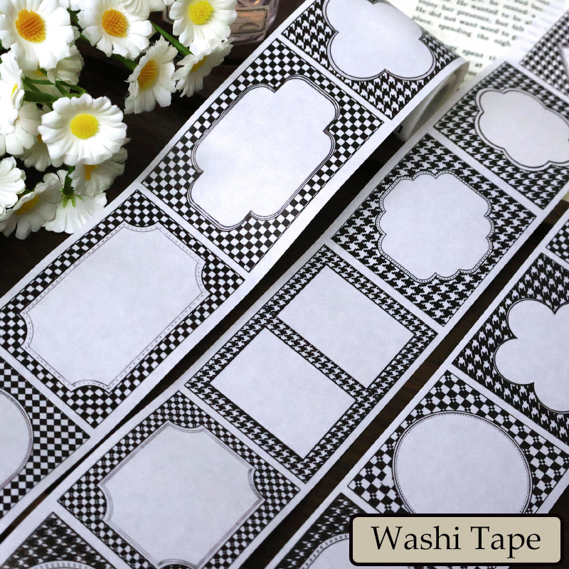 5.5cm*100cm Modern frame Die Cutting Washi/PET Tape
