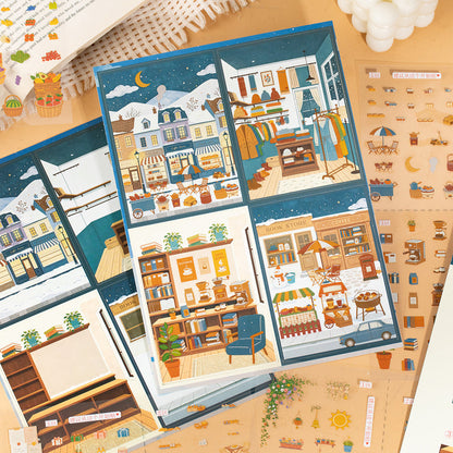 Wondrous Journey Series 3D Sticker for journaling, scrapbooking and collage