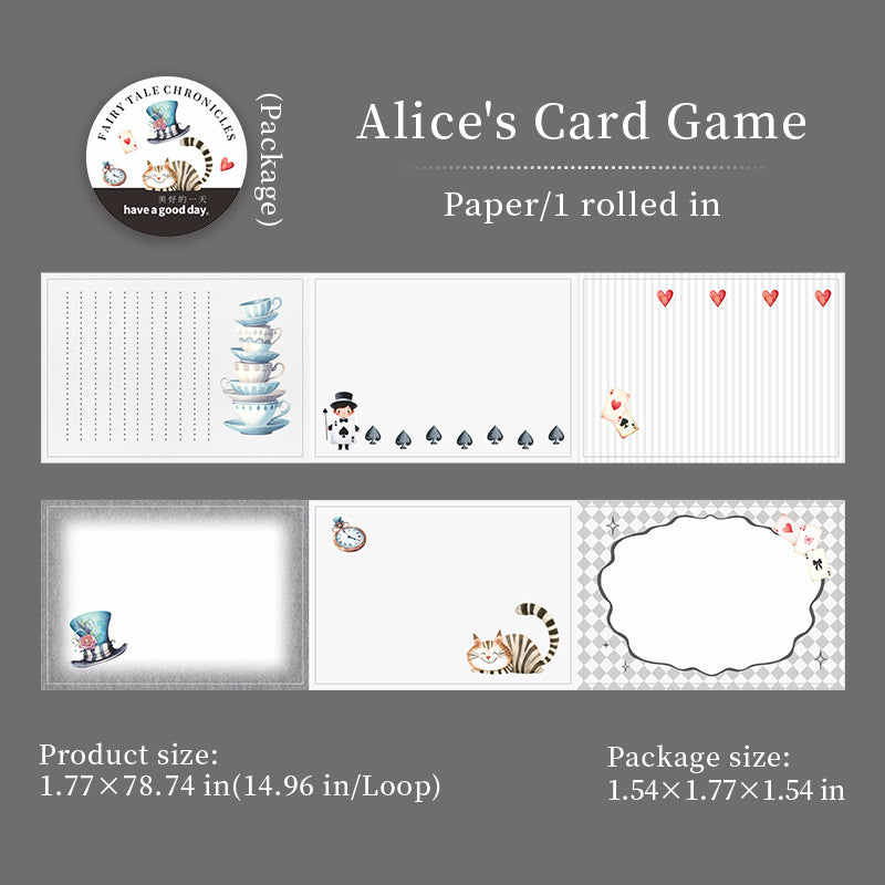 Fairy Tale Chronicle Series Die Cutting Washi Tape