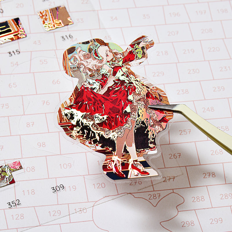 Worldly Natural History Series 3D Sticker for journaling, scrapbooking and collage