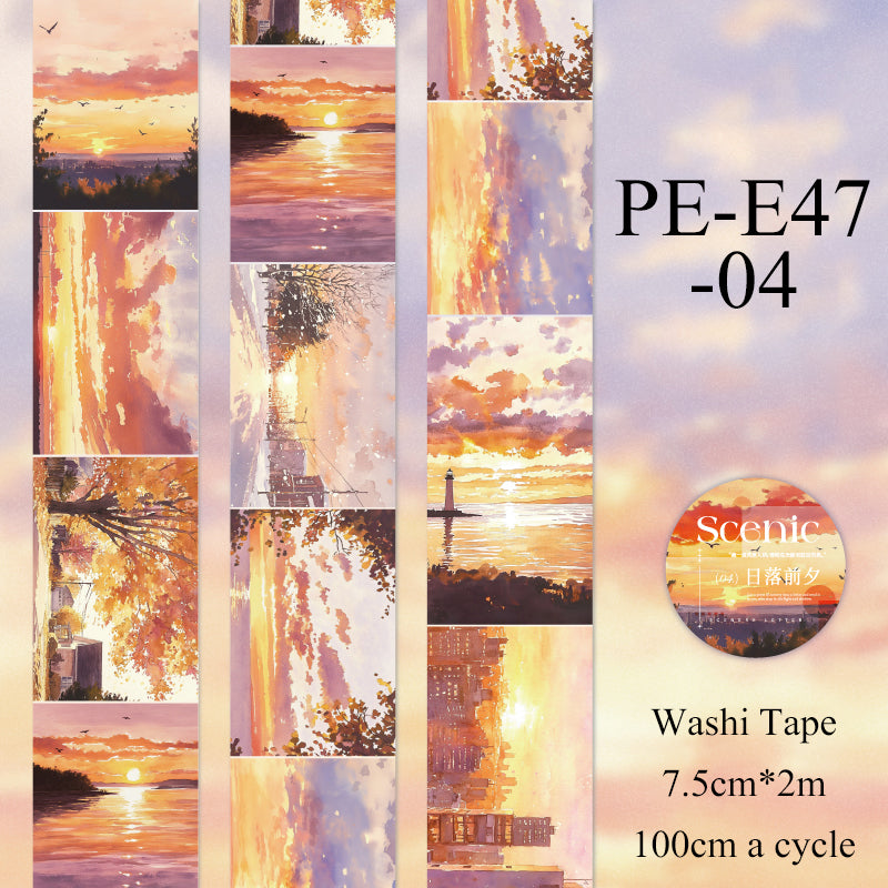Letter of Scenic Series Washi Tape