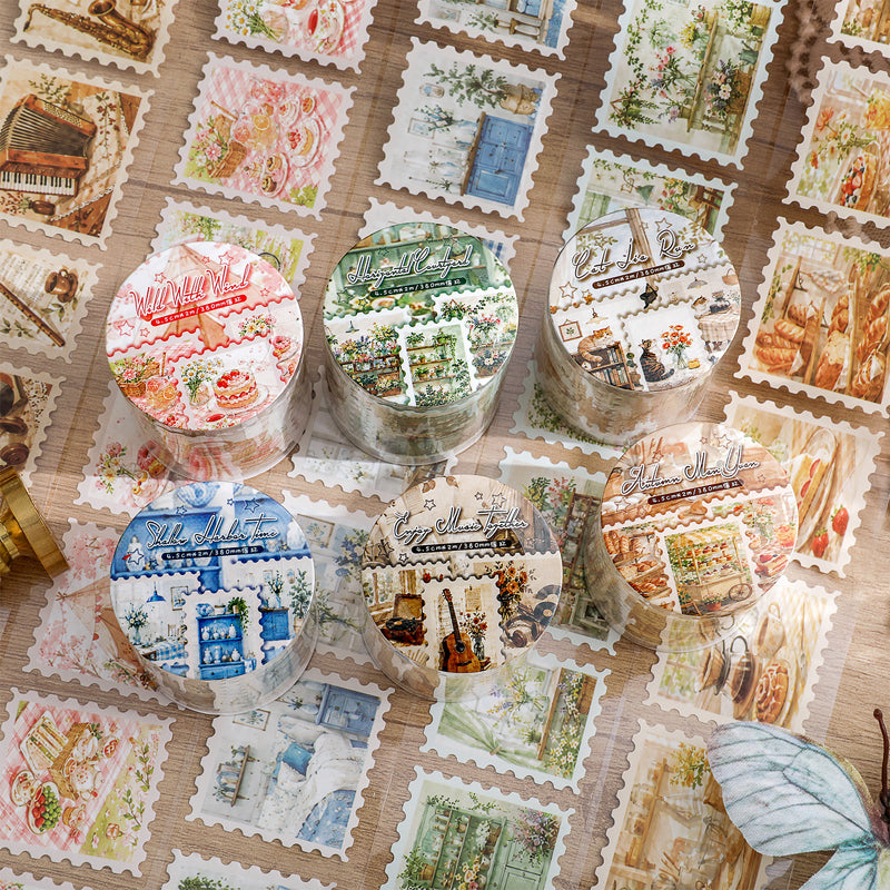 Evening Wind Knows Intent Series Die Cutting Self-adhesive Tape