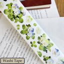 Whole Roll 5cm*5m Small Lobelia Die Cutting Washi/PET Tape