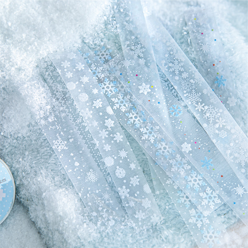 Winter Sonata Series Flash PET Tape for journaling, scrapbooking and collage