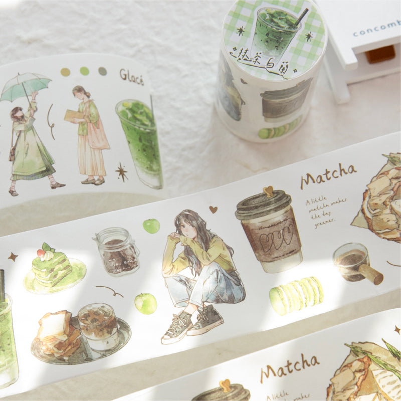 Coffee Daily Series Die Cutting Washi Tape for journaling, scrapbooking and collage