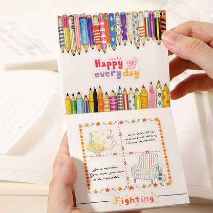 Line Flannel Shop Series Sticker Book featuring book, and shop designs for journaling, scrapbooking and collage
