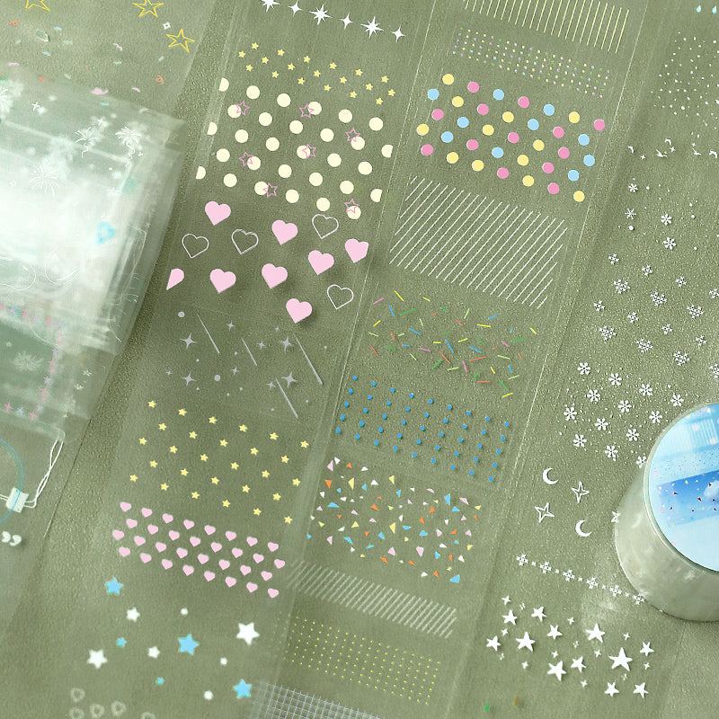 Derive inspiration series Die Cutting PET Tape for journaling, scrapbooking and collage