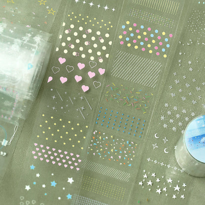 Derive inspiration series Die Cutting PET Tape for journaling, scrapbooking and collage