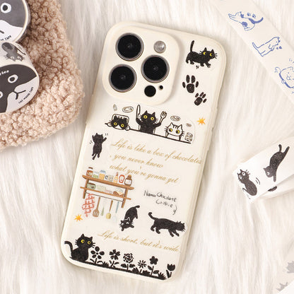 Cute Cat Series Washi Tape featuring cat designs for journaling, scrapbooking and collage