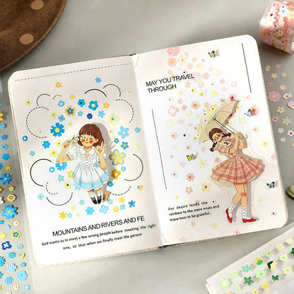 Mihua Collection Series Die Cutting Synthetic Paper Tape for journaling, scrapbooking and collage