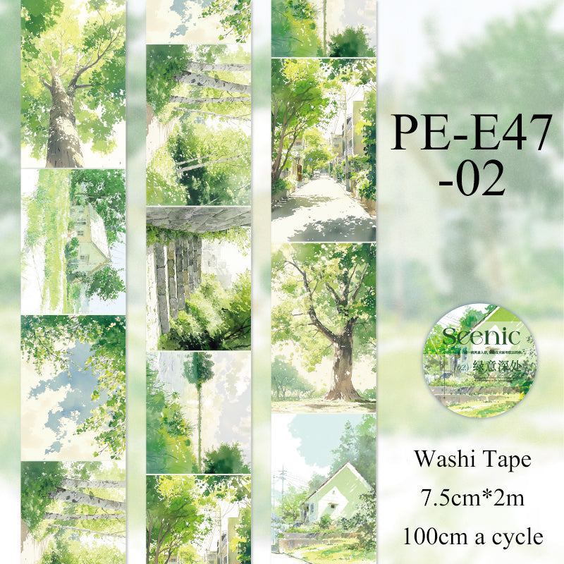 Letter of Scenic Series Washi Tape
