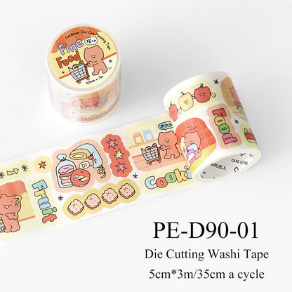 Dun Dun Street Daily Series Die Cutting Washi Tape