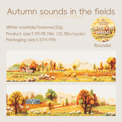 Felt World Series White Kraft Paper Tape