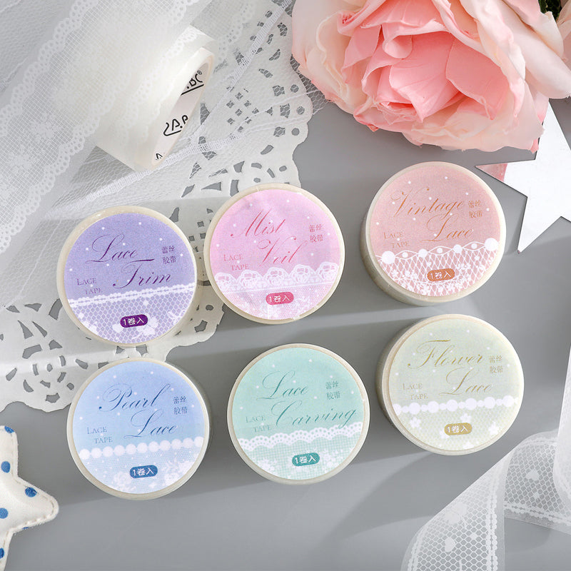 Lace Markings Series Flash Sand PET Tape
