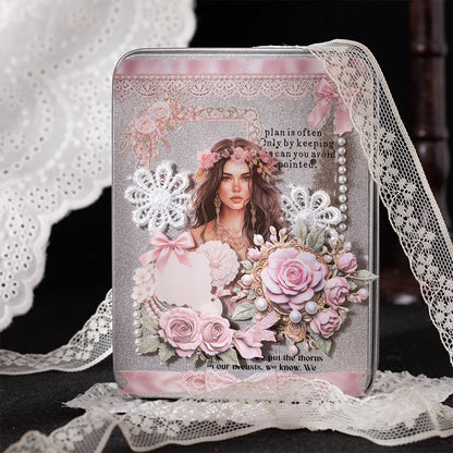 Silk Memory Series Sticker Book featuring book designs for journaling, scrapbooking and collage