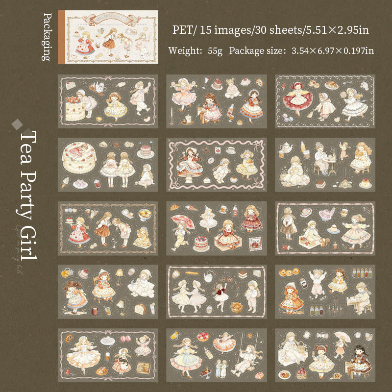 Girl In Fairy Tale Series Sticker Book