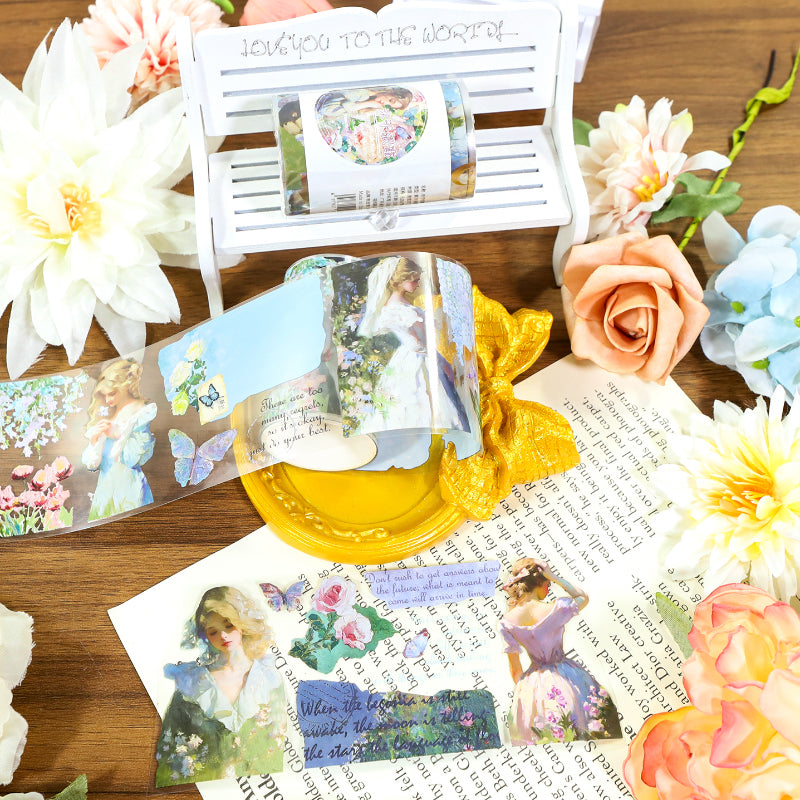 Unfinished Story PET Tape for journaling, scrapbooking and collage