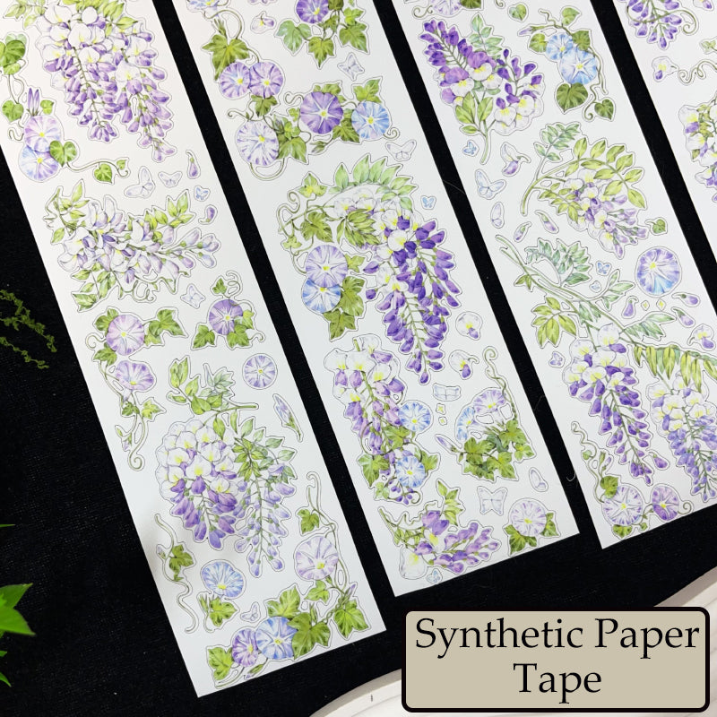 Whole Roll 6cm*5m Chao Yan Fu Meng Die Cutting Washi/Synthetic Paper/Shell Light PET Tape