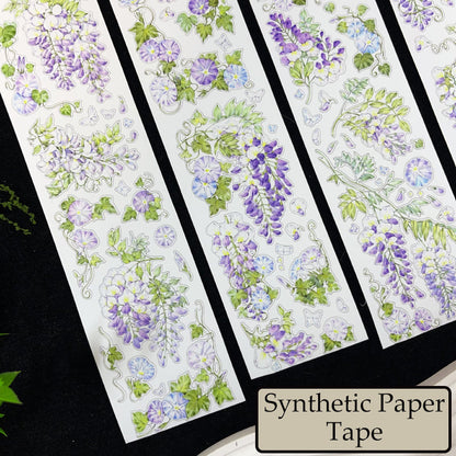 Whole Roll 6cm*5m Chao Yan Fu Meng Die Cutting Washi/Synthetic Paper/Shell Light PET Tape
