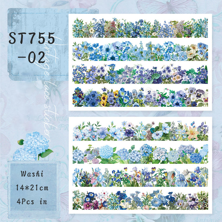 The flowers fell all over the garden Sticker