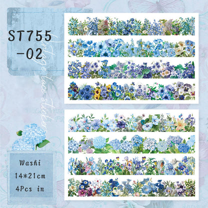 The flowers fell all over the garden Sticker
