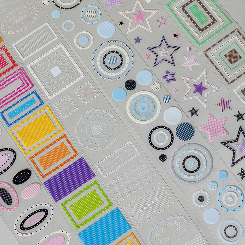 Circles And Dots Series Die Cutting PET Tape featuring dot designs for journaling, scrapbooking and collage