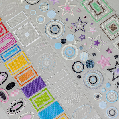 Circles And Dots Series Die Cutting PET Tape featuring dot designs for journaling, scrapbooking and collage
