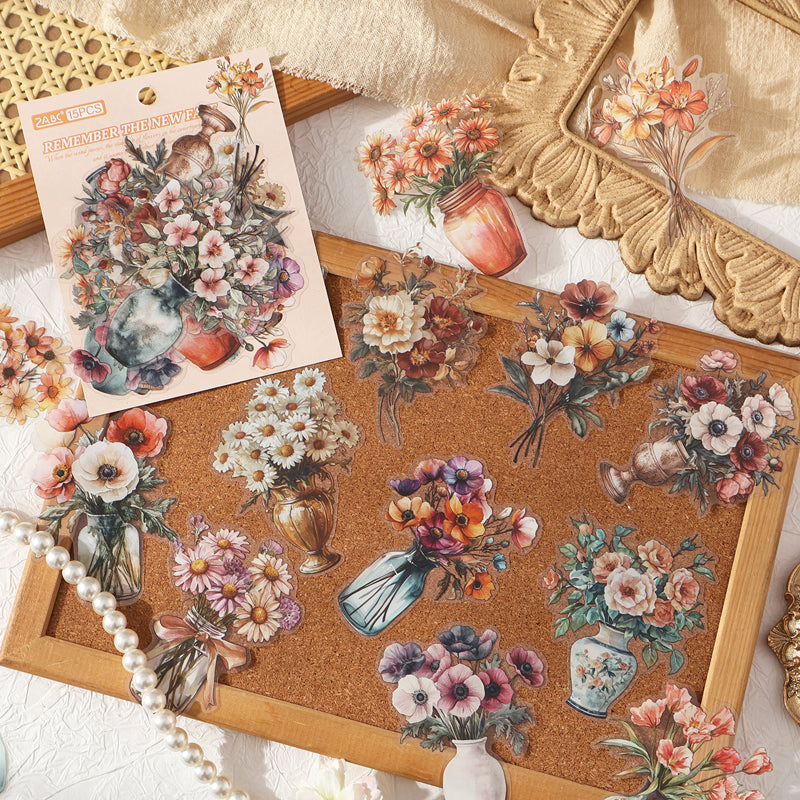 Retro Floral Sticker